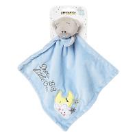 Tiny Tatty Teddy Bear Blue Baby Comforter Extra Image 2 Preview